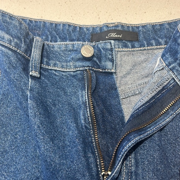 Mavi Laura High Rise Baggy Pleated Boyfriend Women Size 27 - Picture 10 of 12